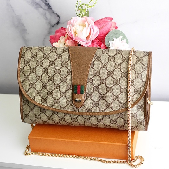 💖GUCCI GG Sherryline Large Clutch